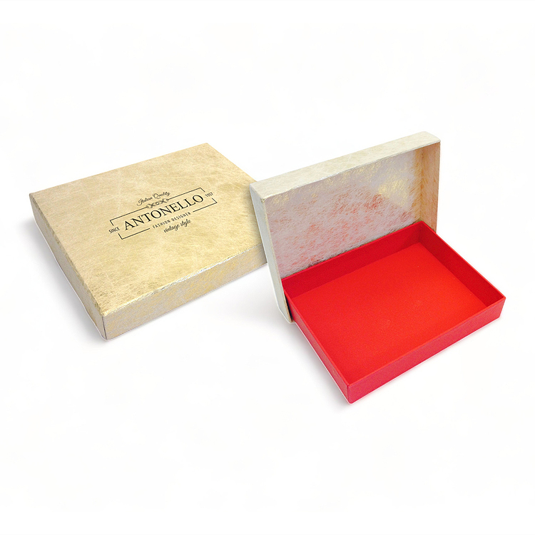 Lid and base paper over board box by Ostle & Maillard