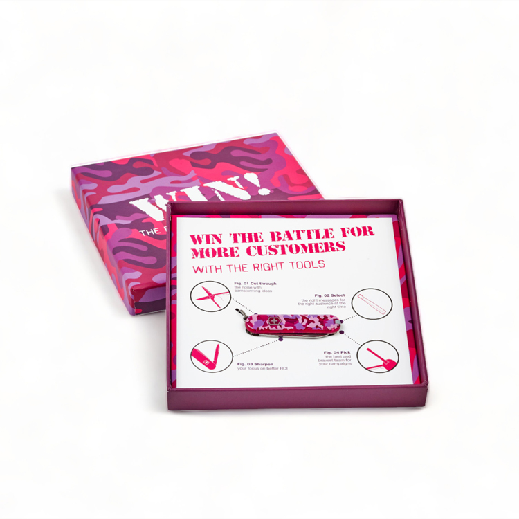lid and base rigid sale promo box